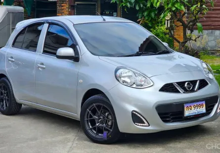 2018 Nissan MARCH 1.2 E  รถเก๋ง5ประตู รถบ้านแท้มือเดียว ไมล์ 2 พัน กิโลแท้ๆ รถเดิมทั้งคันคับใหม่มากๆ