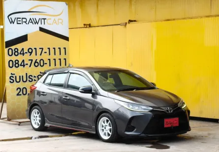 Toyota yaris 1.2 Sport Hatchback ปี 2021 รถ 5 ประตู เครื่อง เบนซิน เกียร์ Auto รถสวย ตัวถังบางเดิม