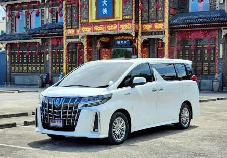 Toyota Alphard 2.5 Hybrid 2021 สภาพดี วิ่งน้อยเพียง 60,000 km มือเดียวป้ายแดง รุ่น Top สุด