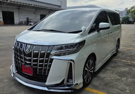 2020 Toyota ALPHARD 2.5 รถตู้/MPV รถบ้านมือเดียว ไมล์น้อย 20,000 km