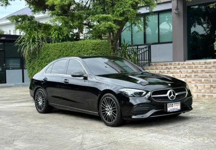 2023 BENZ C220D W206 รถมือเดียวออกป้ายแดง เข้าศูนย์ทุกระยะ ไม่มีอุบัติเหตุ วารันตียังเหลืออีกนานครับ