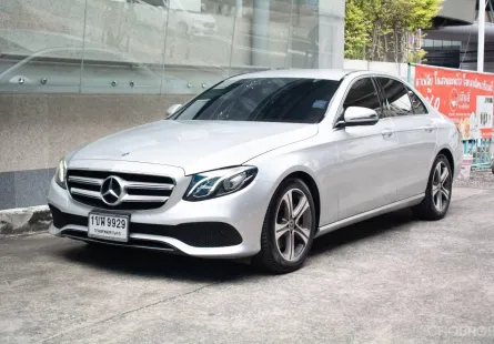 2021 MERCEDES BENZ E220D SPORT รถเจ้าของเดียว มีประกันเช็คระยะศูนย์ฟรีอีก 3 ปี รถไม่เคยชนหนัก