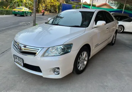 Toyota Camry 2.4 V Hybrid ปี 2010 สีขาว