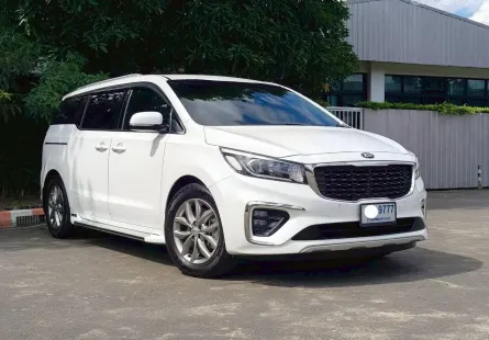 Kia GrandCarnival 2.2 EX crdi ปี 2019 แท้ ไมเนอร์เชนจ์ สีขาว