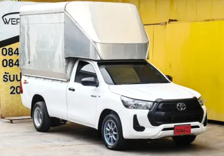 Toyota HILUX REVO 2.4 Single Cab Entry Pickup ปี 2021เพลาลอย เสริมแหนม โช๊คหลัง 2 คู่ เสริมตู้แตนเลส