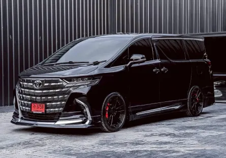 2023 Toyota ALPHARD 2.5 รถตู้/MPV รถบ้านแท้ ไมล์น้อย มือเดียวป้ายแดง  ของแต่งหลายแสน  