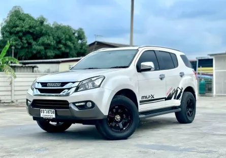 Isuzu Mu-x 3.0 DVD Navi 4WD ปี2014 สีขาว ออโต้ ดีเซล 