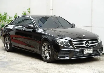 2017 Mercedes-Benz E-Class 2.0 E220d รถเก๋ง 4 ประตู รถบ้านมือเดียว ไมล์น้อย 