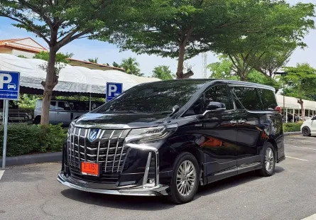 Toyota Alphard 2.5 Hybrid E-Four 2021 รถตู้สุดหรู รภสวยไมล์น้อย  