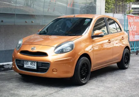 2011 NISSAN MARCH 1.2 VL รถเจ้าของเดียว ไมล์แท้ 117,116 KM รถไม่เคยชนหนัก พลิกคว่ำ น้ำท่วม