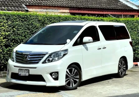 Toyota Alphard 2.4 2014 สภาพเยี่ยมพร้อมใช้งาน รถสวย ไมล์น้อย มือเดียวป้ายแดง  
