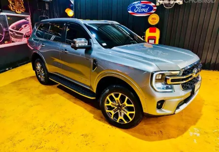 2023 Ford Everest 2.0 Bi-Turbo Titanium SUV รถบ้านมือเดียว ไมล์น้อย 