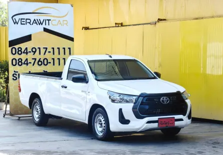 Toyota Hilux Revo 2.4 SINGLE Entry Pickup ปี 2021 เครื่อง ดีเซล เกียร์ ธรรมดา รถสวยเดิม