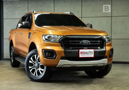 2018 Ford RANGER 2.0 Double Cab WildTrak Hi-Rider AT ไมล์แท้ 5 หมื่น รถมือแรกจากป้ายแดง B2451