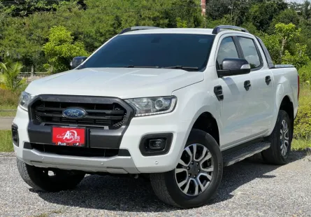 FORD RANGER 2.0 TURBO WILDTRAK HI-RIDER สี่ประตู ปี2019(mnc) AT 10SPEED สีขาว