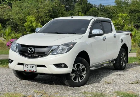 MAZDA BT-50 PRO 2.2 Hi-racer Double cab A/T ปี2015(จดทะเบียนปี2016) สีขาว