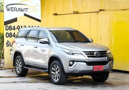 Toyota FORTUNER 2.8 V 4WD SUV ปี 2016 ระบบขับเคลื่อน 4 ล้อ เครื่องดีเซล เกียร์Auto รถสวย ไม่มีชนหนัก