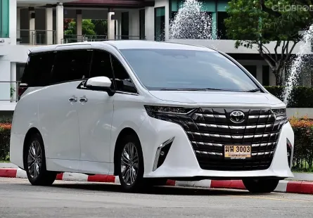Toyota Alphard 2.5 Z 2025 รถมือสองสภาพดี วิ่งน้อย มือเดียวป้ายแดง  