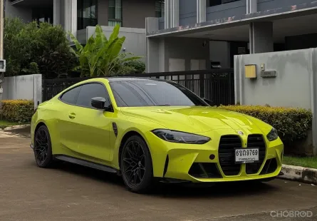 BMW M4 3.0 Competition 2022 สีเหลือง Wrap ม่วง สวยสุด ไมล์น้อย 16,000 km. 