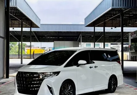2024 Toyota ALPHARD 2.5 HEV รถตู้/MPV รถสภาพดี มีประกัน ไมล์น้อย 
