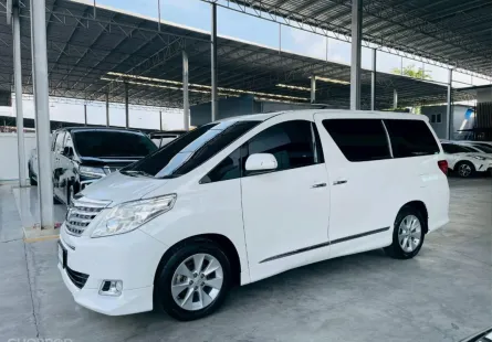 TOYOTA ALPHARD 2.4 V ปี 2012 รถสวย มือแรกออกห้าง สภาพพร้อมใช้ ไมล์น้อย TOP รับประกันตัวถังสวย
