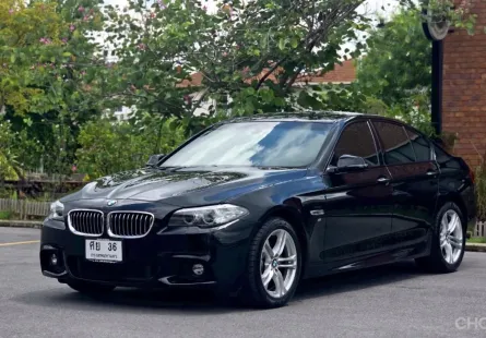 BMW 5 Series 520d M Sport ปี 2015 ไมล์แท้เพียง 62,977 กม. มือเดียวป้ายแดง  