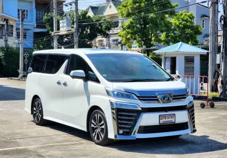 2018 Toyota VELLFIRE 2.5 รถตู้/MPV ฟรีดาวน์ รถสวย ไมล์น้อย มือเดียวป้ายแดง  