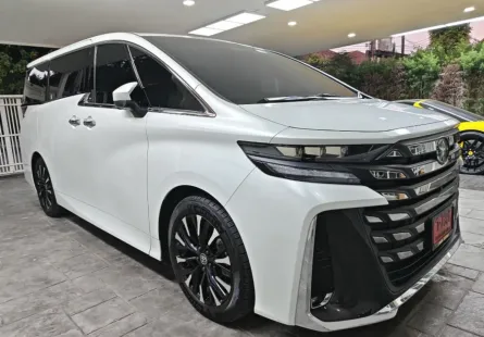 Toyota Vellfire 2.4 Turbo 2024 เลขไมล์น้อย 7,xxx กม. มือเดียว ป้ายแดง  