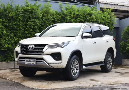 2021 Toyota Fortuner 2.4 V ดาวน์ 0% รถสวยสภาพนี้หายาก รถเจ้าของเดียวไมล์แท้100% 