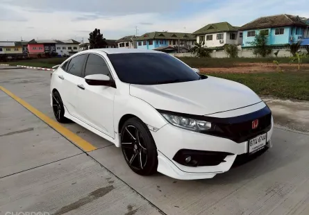 2017 HONDA CIVIC FC 1.8 EL AUTO สีขาว สวยสภาพดี