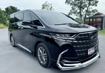 2025 Toyota ALPHARD 2.5 HEV รถตู้/MPV ไมล์น้อย มือเดียวป้ายแดง  