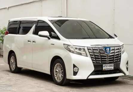2015 Toyota ALPHARD 2.5 HYBRID E-Four รถตู้/MPV ออกรถง่าย 
