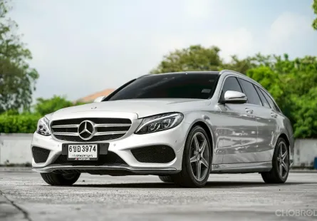 Benz C300h Bluetec Hybrid Estate ปี 2015  ดีเซลไฮบริดสุดประหยัด วิ่งน้อยมาก ใครหาอยู่ห้ามพลาด‼️