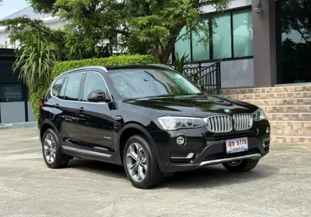 2017 BMW X3 20D XDRIVE LCI รถออกศูนย์ BMW THAILAND เข้าศูนย์ตามระยะ รถไม่เคยมีอุบัติเหตุครับ