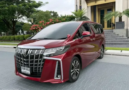 2022 Toyota ALPHARD 2.5 รถตู้/MPV ออกรถง่าย รถสวย ไมล์แท้ มือเดียวป้ายแดง  
