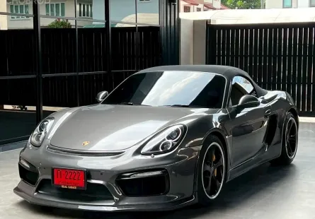 Porsche Boxster 2.7 PDK ปี 2014 เลขไมล์น้อย สีเทา รถสวย พร้อมใช้งาน 