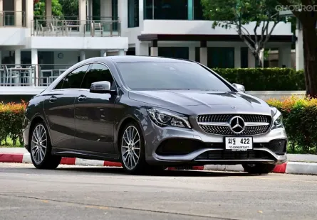 2017 Mercedes-Benz CLA-Class 2.0 CLA250 AMG รถเก๋ง 4 ประตู รถบ้านแท้ ไมล์น้อย 