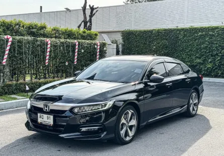 2019 Honda ACCORD 2.0 e:HEV รถเก๋ง 4 ประตู รถบ้านแท้ ไมล์น้อย มือเดียวป้ายแดง 