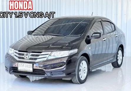 รถบ้าน Honda CITY 1.5 V เบนซิน CNGแก๊ซโรงงาน รถเก๋ง 4 ประตู ฟรีดาวน์