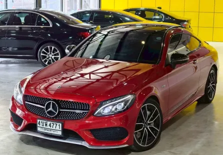 Mercedes-Benz C-Class C43 AMG 2017 มือเดียวป้ายแดง ไมล์น้อย  เจ้าของขายเอง  