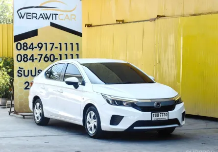 Honda City 1.0 S Sedan ปี 2021 เครื่อง เบนซิน 1.0 TURBO i Vtec เกียร์ Auto
