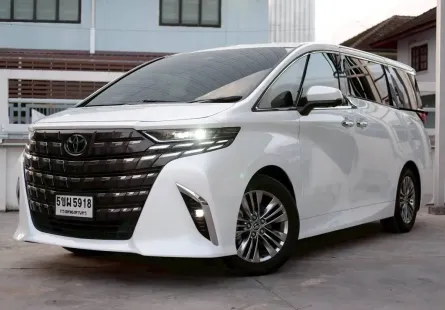 Toyota Alphard 2.5 Z 2024  รถมือสองสภาพดี วิ่งน้อย มือเดียวป้ายแดง  