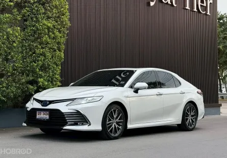 Toyota Camry 2.5 HEV Premium 2023 รถมือสองสภาพป้ายแดง ไมล์น้อย มือเดียว เจ้าของดูแลดี  