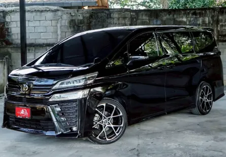TOYOTA VELLFIRE 2.5 ZG EDITION TOP ปี2020(แท้) mnc เครื่องยนต์เบนซิน A/T สีดำ
