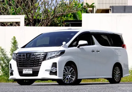 2017 Toyota ALPHARD 2.5 รถตู้/MPV ออกรถง่าย รถสวย ไมล์แท้  ประวัติดี 
