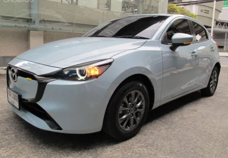 2025 MAZDA 2 1.3 S SPORTS เกียร์AUTO สีฟ้า ปุ่มSTART รถสวยสภาพใหม่ วิ่งน้อย 12,896 กม. 