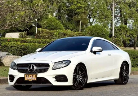 Mercedes-Benz E-Class E200 Coupe 2019 รถศูนย์ไทย ประวัติครบ ไมล์น้อย มือเดียวป้ายแดง  