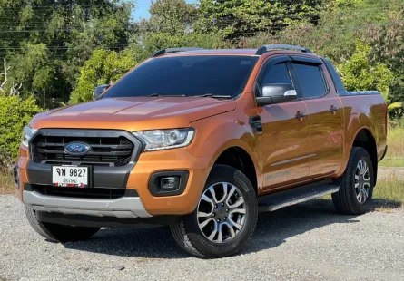 FORD RANGER 2.0  WILDTRAK A/T ปี2018 สีส้ม