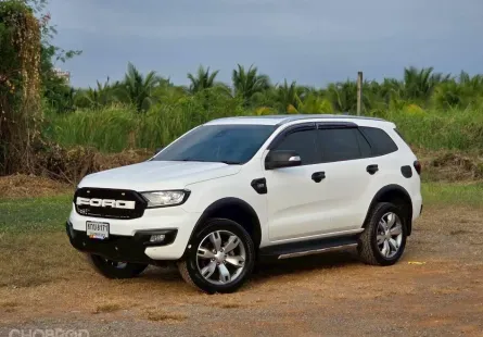 FORD EVEREST 2.2 TITANIUM PLUS (2WD) ปี 2017 ตัวท็อปสุด หรู ขับดี ดูแลถึง เซอร์วิสศูนย์ทุกระยะ