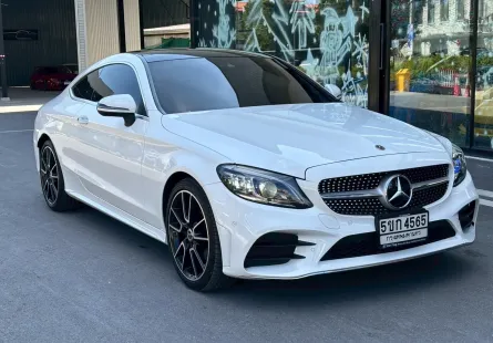 2024 MERCEDES-BENZ C200 2.0 COUPE AMG DYNAMIC สีขาว
